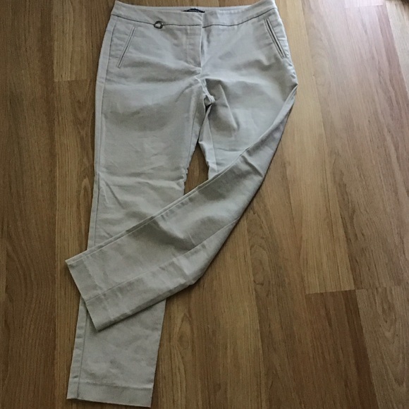 Adrianna Papell Light Tan Straight Leg Jeans - Picture 1 of 5